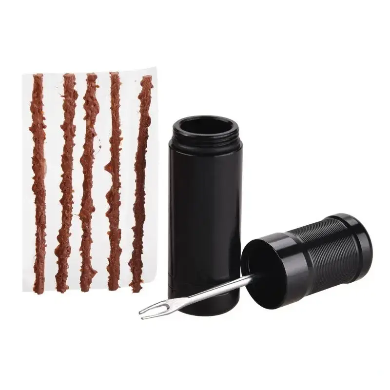 MTB Tubeless Tyre Repair Kit with Plugger Tool and Storage Canister 0
