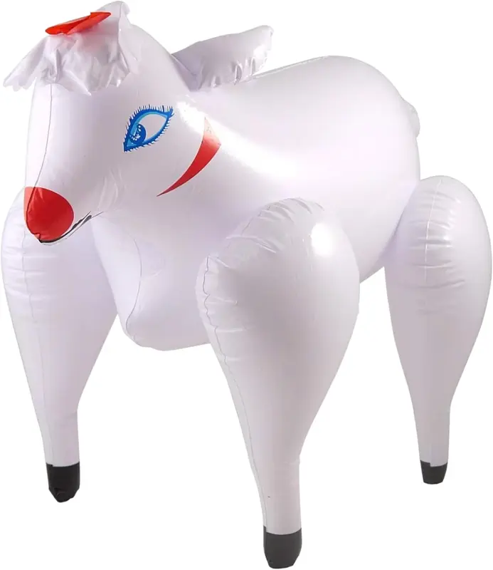 Premium PVC Inflatable Sheep Toy for Stag Parties - 21 Inches Long - Easy Inflation - Photo Prop Accessory - Hen Party Essential 4