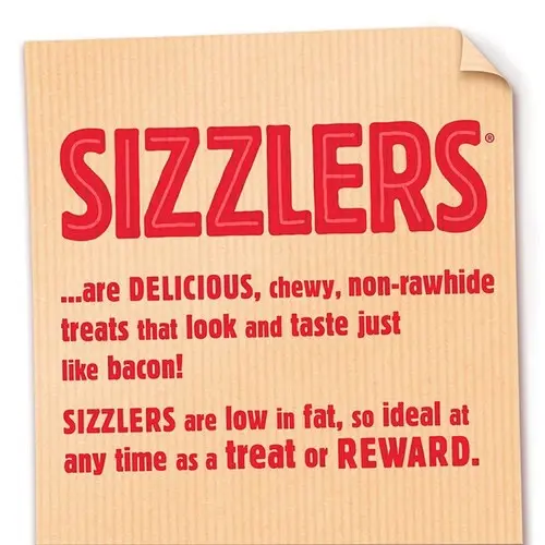 X6 Bakers Sizzlers Bacon Dog Treats - 6 Packs of 90g - Tasty & Healthy Meat Snacks for Dogs 2