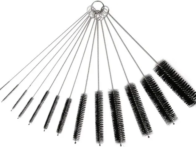 Bottle Cleaning Brushes, 13 Pcs Tube Brush Nylon Bottle Pipe Cleaner Set for Bottle Glasses Straw Cleaning 4