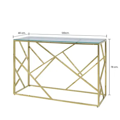 Azalea Gold Console Table 3