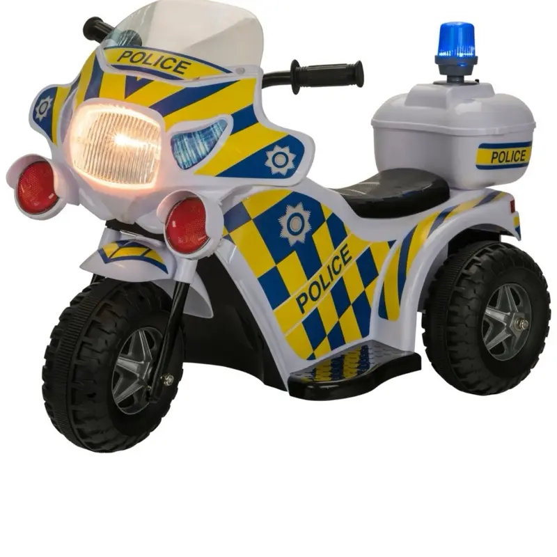 Police Motorcycle 6V Electric Ride On Toy for Kids