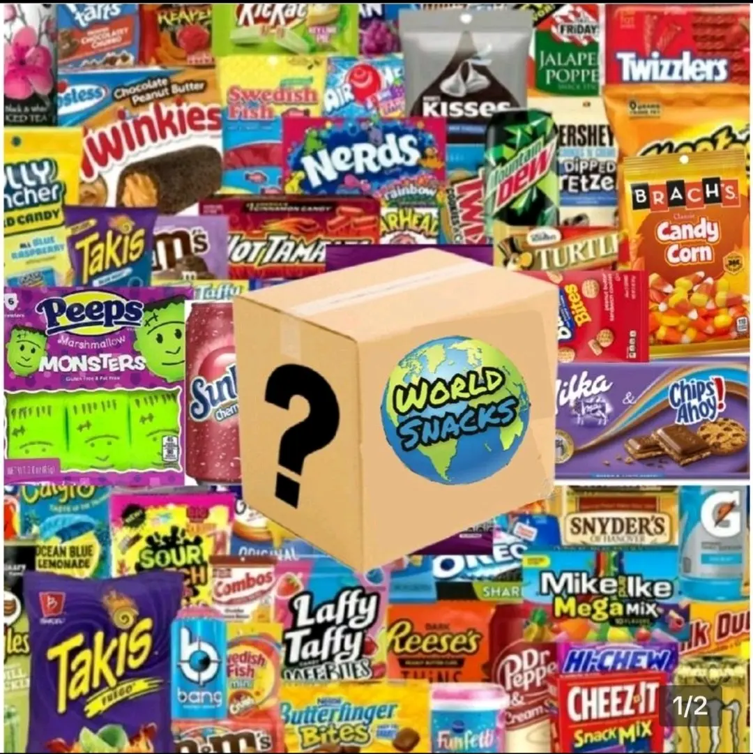 World Snacks £10 Snacks BUNDLE Sweets Candy Chocolate Crisps Drink Candy