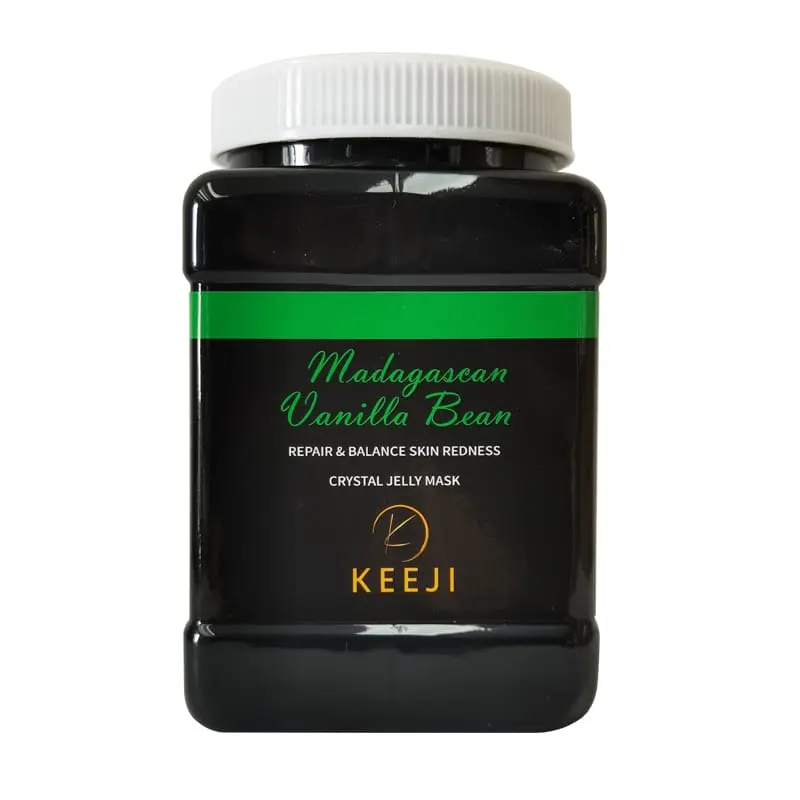 Keeji MADAGASCAN VANILLA BEAN Hydro Jelly Powder Mask - Skin Care - 650g - Cruelty Free - Moisture Calm Soothe Boosting face mask - Smooth, Peel, Skin Repair