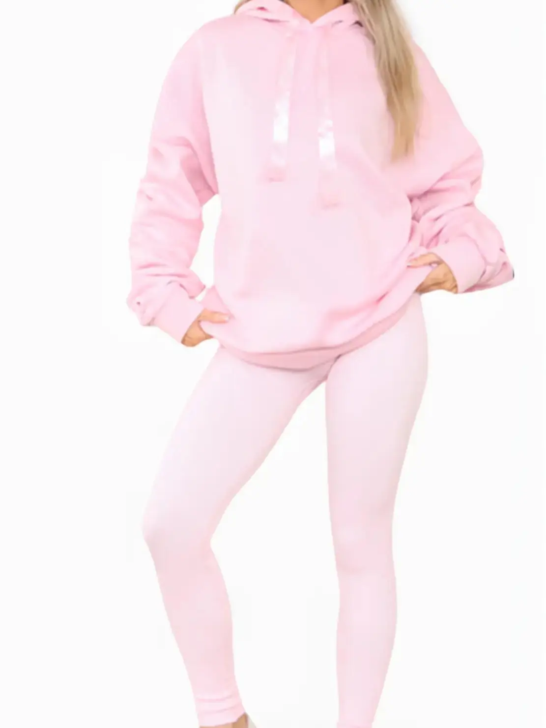 Fashion luva women's ruched sleeve oversized Ladies ribbon hoodie jumper Fleece Hooded Top Casual Comfort Womenswear Style Pullover Long Sleeve Fit Sweaters Fit Sweaters Underwear Lady essentials hoodie Longsleeves Basic Minimalist Royal Blue
