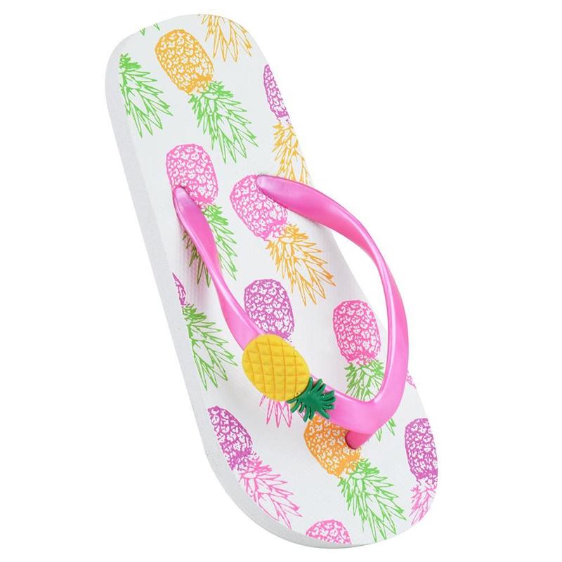 A2Z 4 Kids Girls Flip Flop Lightweight Soft Cushioned Footwear Arch Support Slipper For Spring, Summer, Travel & Beach Slippers Shoes 6