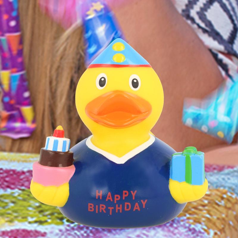 Birthday Boy Rubber Duck, Happy Birthday Novelty Bath Toy Gift - Lilalu 4