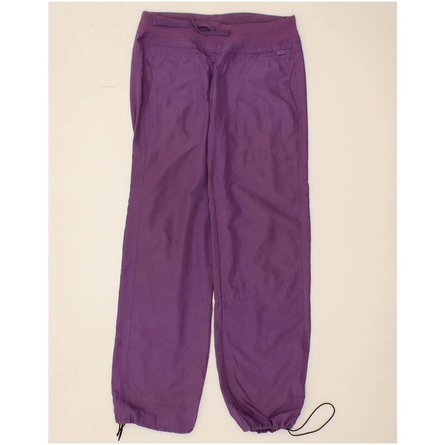Pre-Owned Vintage CHAMPION Womens Tracksuit Trousers UK 14 Large Purple Polyester