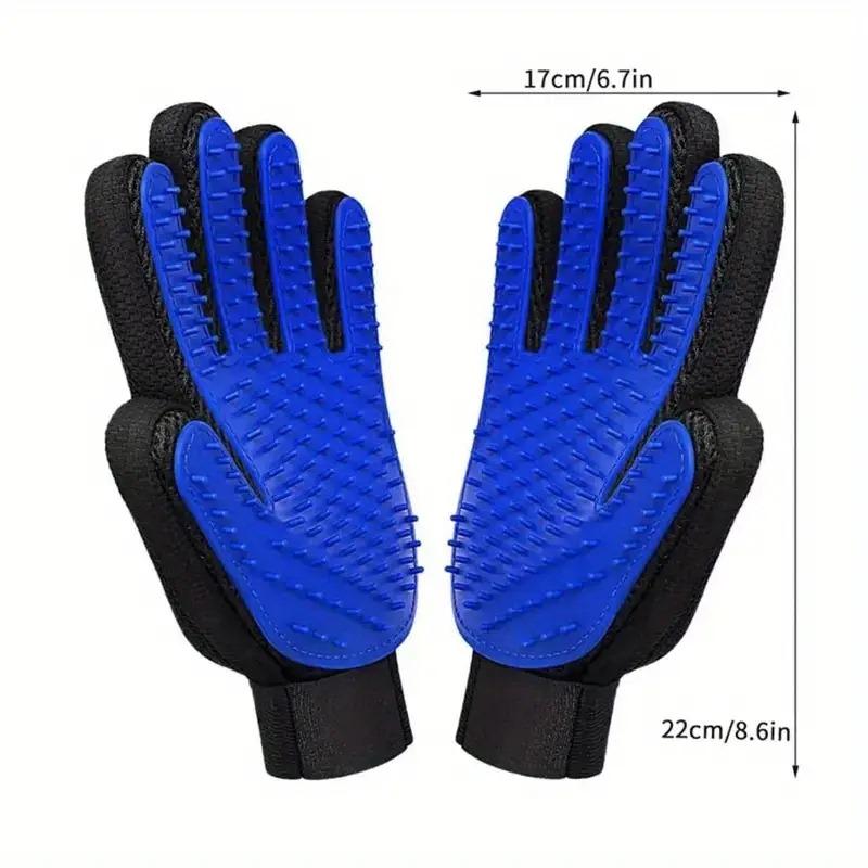 Multifunctional Pet Grooming Gloves for Dogs and  Cats - Hair Brush, Shedding Fur Remover, Clean and Massage Mitt 2