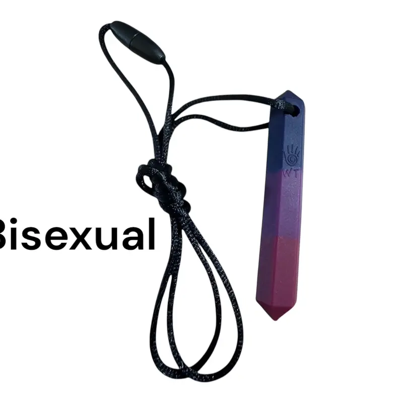 LGBTQ+ Silicone Chew Necklace for Support and Statement Making 7