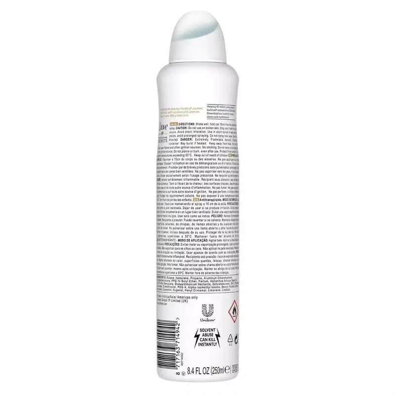 250ml Dove Nourishing Secret Deodorant Spray With Coconut & Jasmin Scent RESTORING RITUAL 3