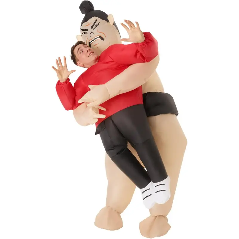 Morph Sumo Inflatable Costumes Adult Halloween Costumes For Men, Funny Sumo Wrestler Costume Adult, Fat Suits For Adults 0