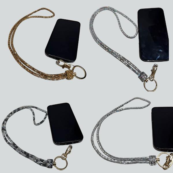 Pretty Dollz ~ Crystal Mega Sparkle Mobile Phone Lanyards ~ Fits any Mobile 0