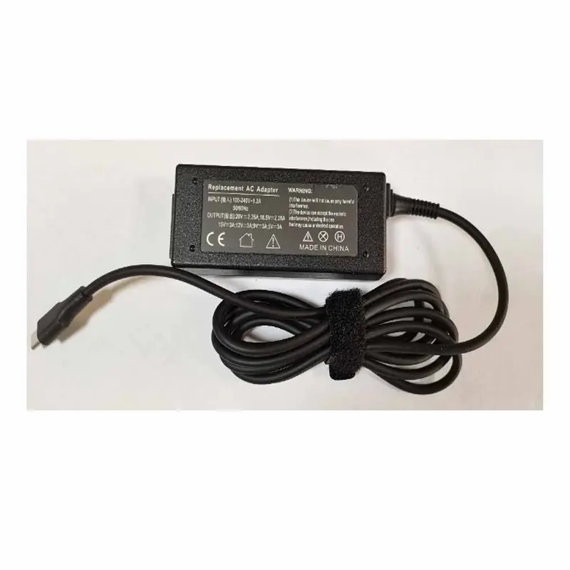For Lenovo Acer HP Apple Sony ASUS 65W TYPE-C USB-C Laptop Power Adapter Charger 8
