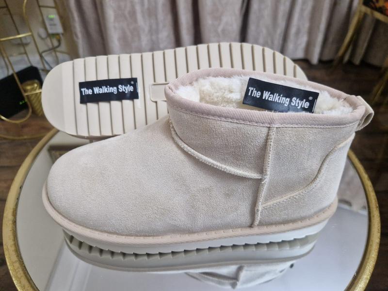 The Walking Style Women's Fur Lined Winter Ankle Boots 7