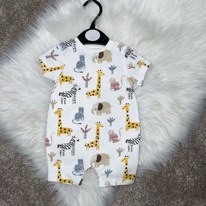 Soft animal romper