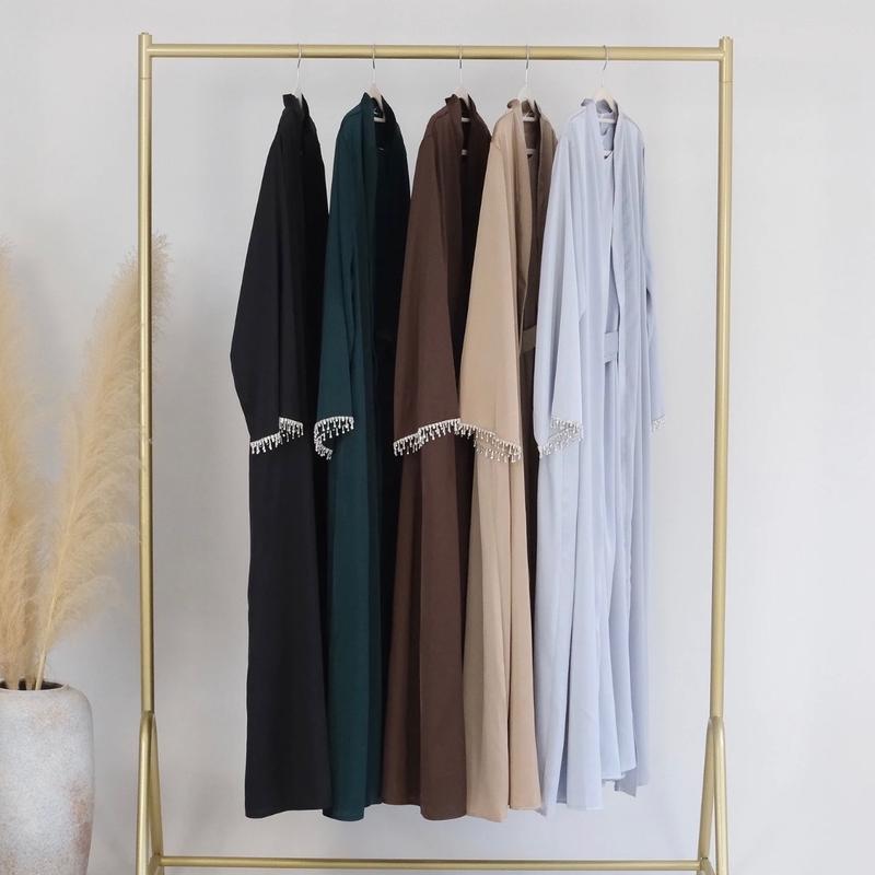Embellished Two Piece Abaya set 2