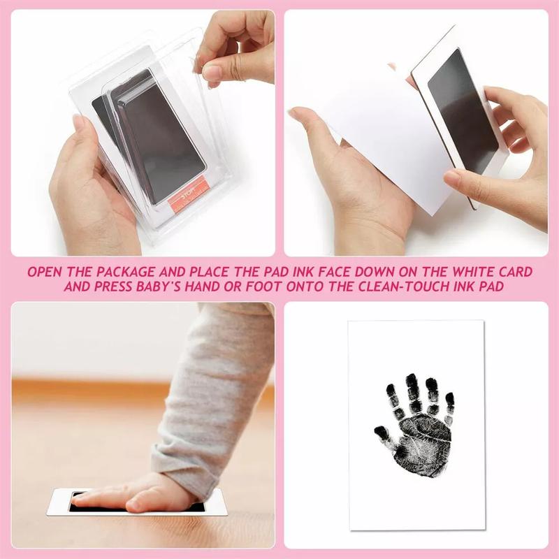 Inkless Baby Hand & Footprint Kit – Safe & Mess-Free Newborn Keepsake for Footprints & Handprints 1
