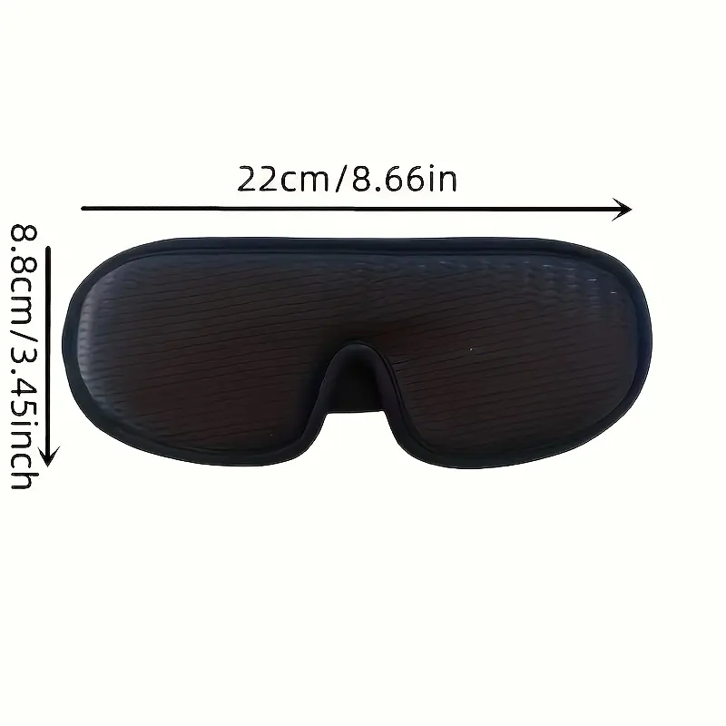 Luxurious 3D Contoured Sleep Mask - Ultimate Light Blocker for Travel, Rest, Yoga, Meditation with Adjustable Strap for Fit and Comfort, Sleep Eye Mask, Maximum Comfort 2