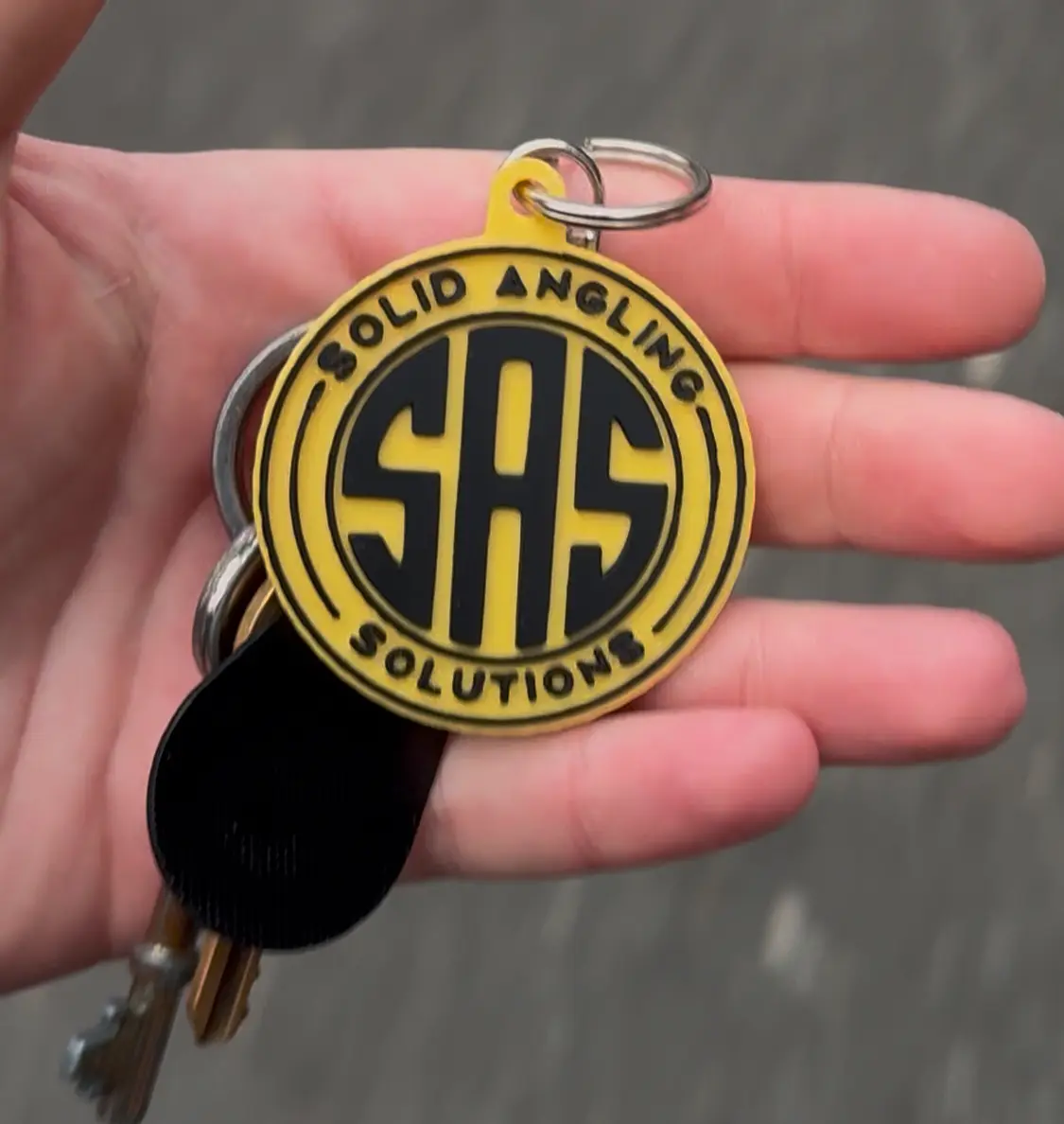 SolidAnglingSolutions Keychain - Perfect for Keys and Accessories