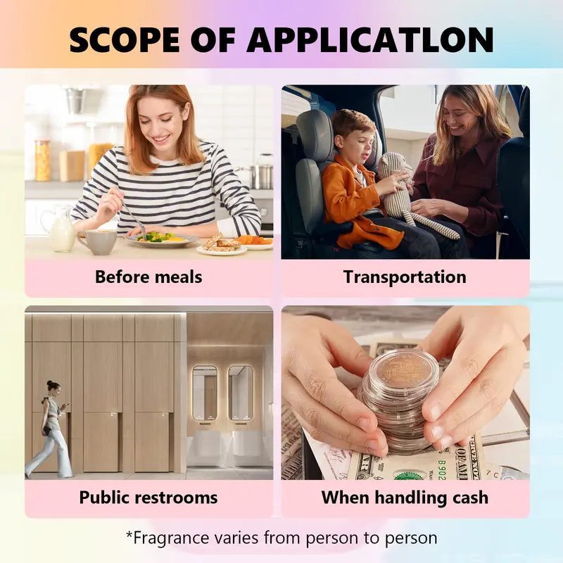 Fragrance Hand-free Spray Vanilla Lavender Aloe Household Portable Cleaning and Disinfection Hand Sanitizer 3