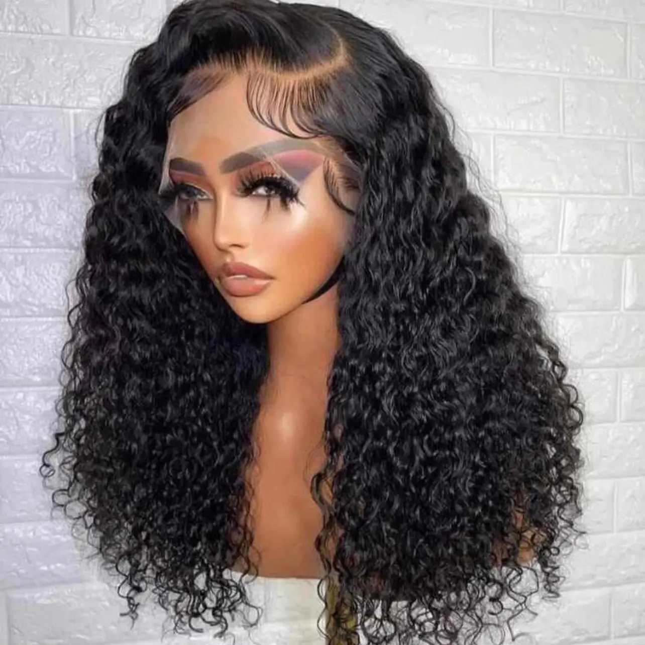 5x5 Lace Closure Water Wave 20 inches. Cuticle Aligned Human Hair