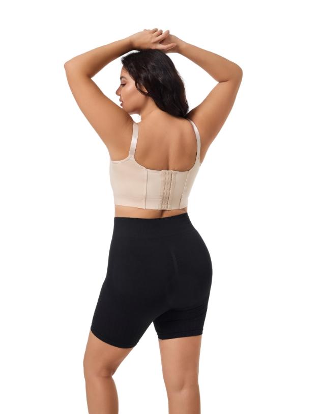 Product Introduction of [Curlady]Back Smoothing Bra PushUp Plus Size Bra HideBack Fat NoUnderwear Simple Wireless3/4Coverage Comfort Seamless Bra 10