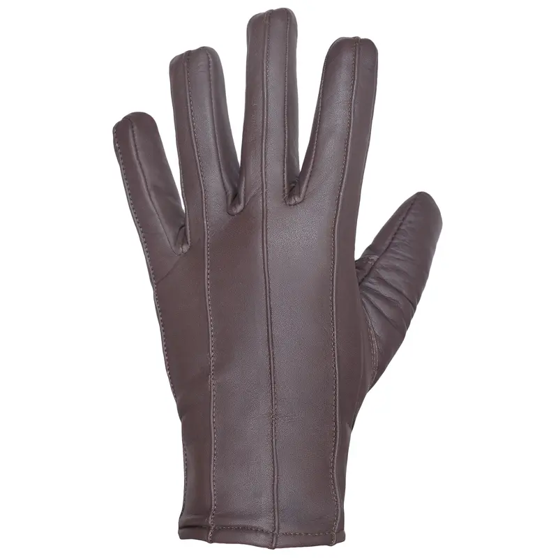 Mens Leather Gloves soft feel fully lined fleece winter warm outdoor walking new 7