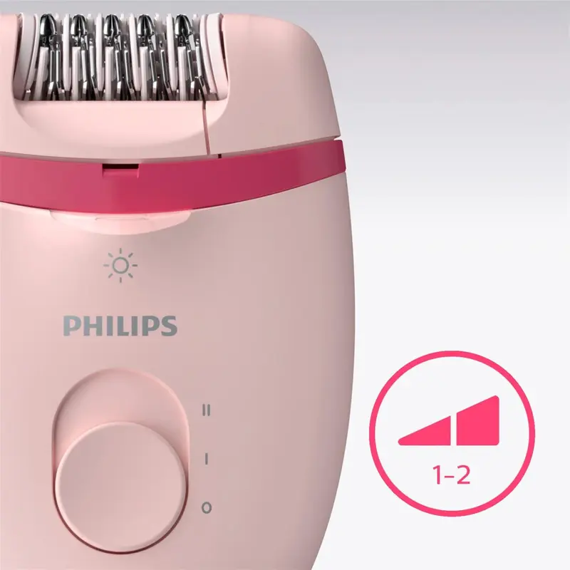 Philips Satinelle Essential Corded Epilator with 5 Attachments - BRE285/00 1