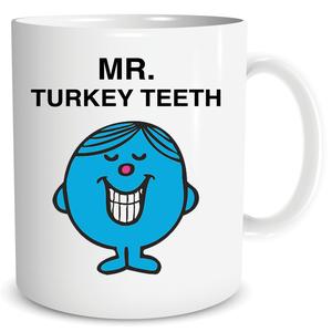 Peachy Antics Funny Mug For Him Turkey Teeth Mug Humour Joke 10oz Mug Birthday Gift Christmas Present For Him Joke Mug PM133 Gift For Boyfriend Funny Joke Gift Drinkware Ceramic Reusable Drink Washable Reuse Reuse Tumbler Cup Coffee