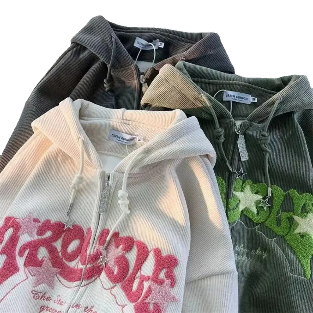 【2024】Europe And The United States Hoodie Casual Loose Coat Youth Luffian Handsome Coat Male Trend Match Men And Women The Same Menswear Sweaters Tops Underwear Human Pullover