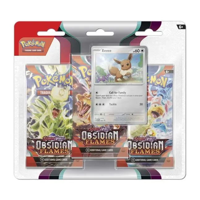 Pokemon 3 Pack Blisters - Choose your set booster - Trading Cards -