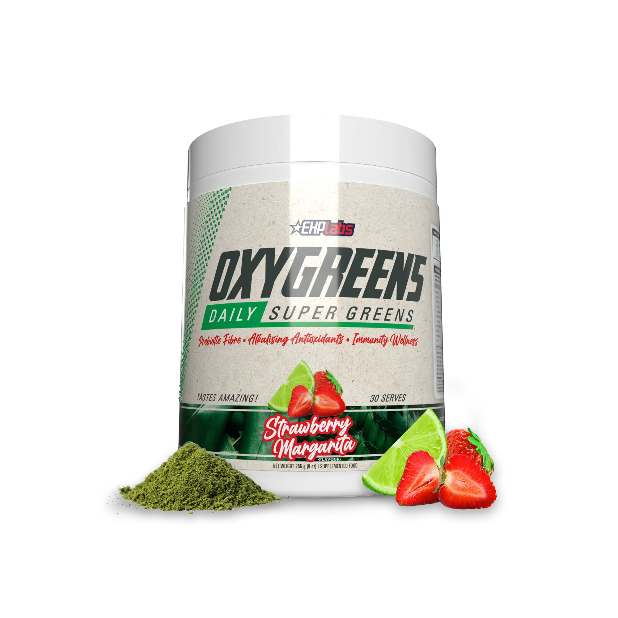 EHPlabs OxyGreens Daily Super Greens Powder - 30 Serves - Gut Cleanse Detox Supplement Healthcare Edible Dietary Fitness Muscle Optimum Muscle Optimum Fiber