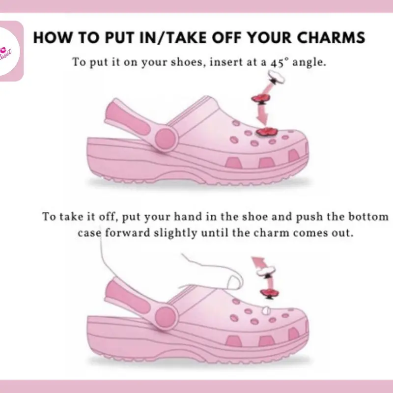 Mia Shoe Charm for Shoe Decoration - Footwear Comfort 2