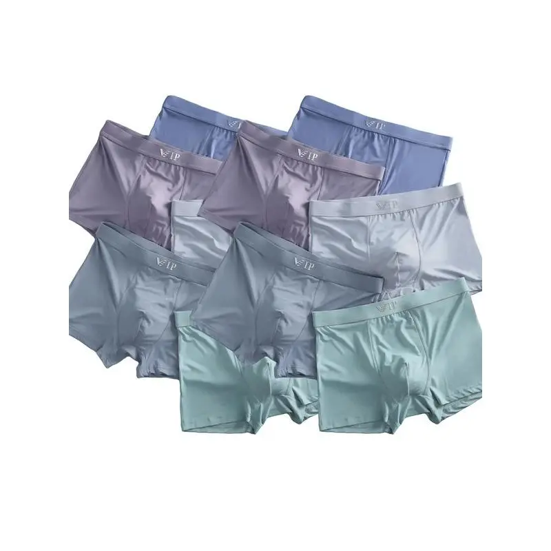 Men's Stylish "vip" Letter Print Breathable Boxer Briefs, Teenage Bundle Box, Classic Casual Panties, Men's Smooth Underwear, Summer Clothes, Men's Clothes, Comfort Boxers, Posh Men's Clothes, Men's Underwear, Modest Festival Wear 2024, College Wear Uk 4