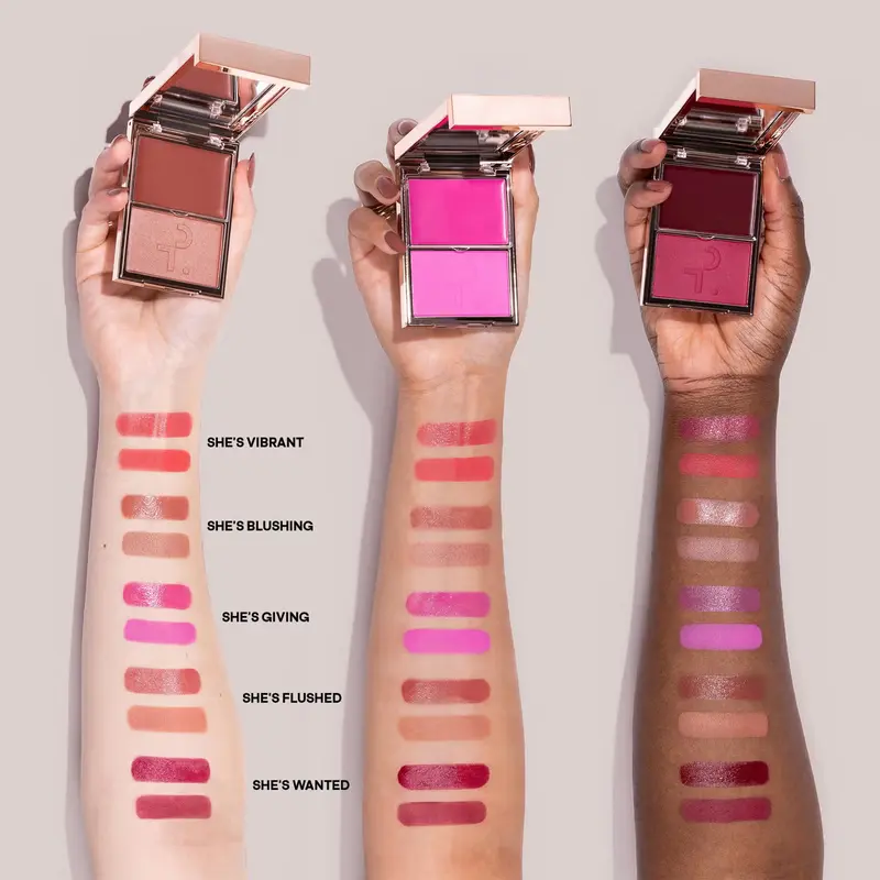 PATRICK TA Major Headlines - Double-Take Cream + Powder Blush Duo Makeup 7