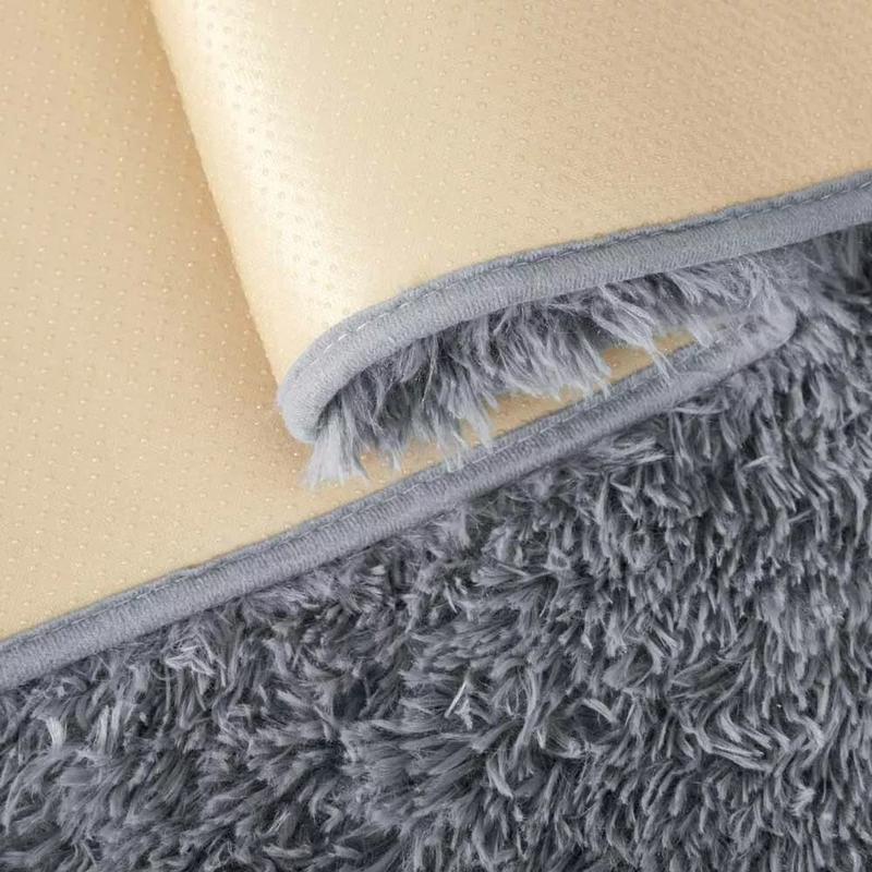 Product Introduction of Large Shaggy Fluffy Rugs Anti-Slip Super Soft Mat Living Room Bedroom Carpet Rug 10