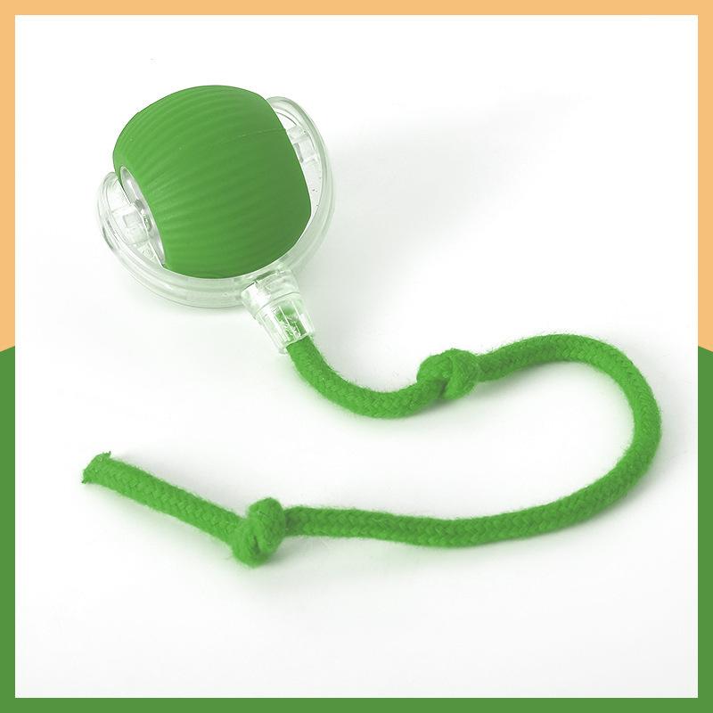 [UK Seller 48hr Delivery] Electric Cat Ball Toy Interactive with Rope Cat Teaser, Automatic Rolling Ball, Pet Chasing Toy Pet Supplies, Dog & Cat Accessories, Christmas Gift, Kitten Puppy Toy Chase Fun 3