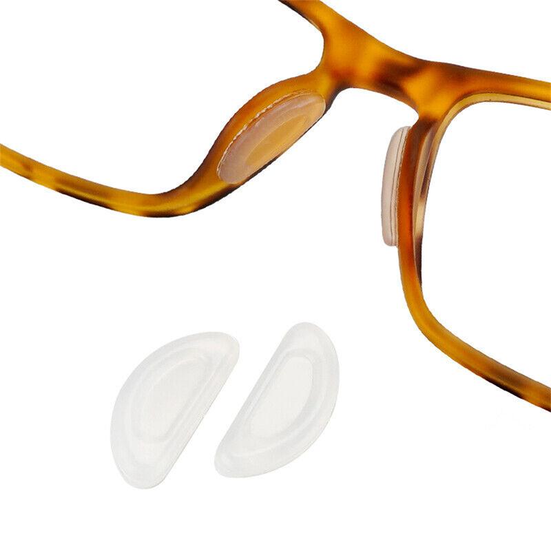 1 Pair Anti-Slip Stick On Nose Pads Silicone for Eye Glasses Sunglasses UK 7