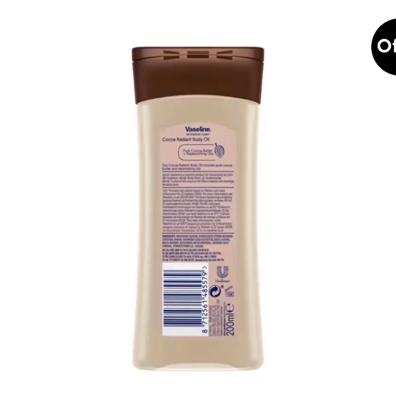 Vaseline Cocoa Body Oil Gel for Smooth Skin Body Care winter hygiene 4