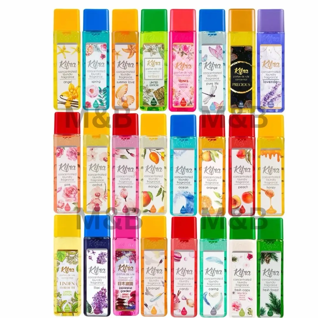 Kifra Concentrated Laundry Perfume Fragrance (80 Washes) Long Lasting, Cruelty Free & Vegan Laundry Cleaning Products UK Seller Household Scented