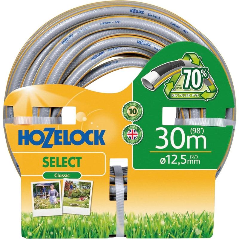 Hozelock 30M x 12.5mm Select Hose – Durable, Flexible Garden Hose for Efficient Outdoor Watering 0