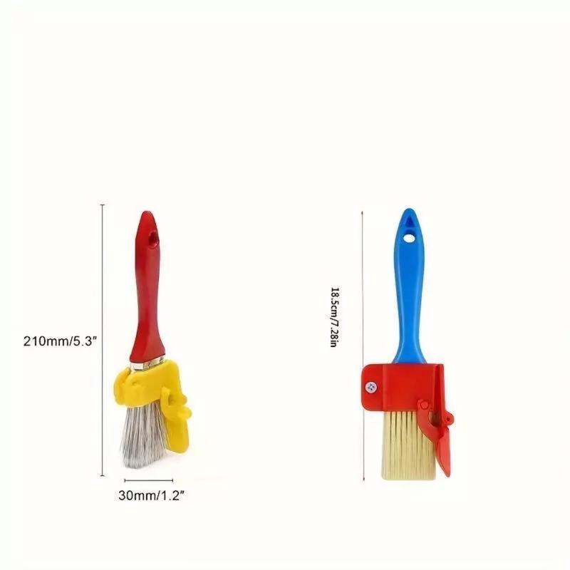 Edging Paint Brush, Paint Brush Edger Multifunctional Hand Held Paint Edger Tool 2