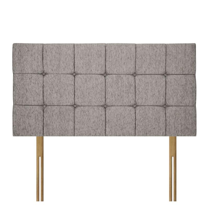 Chenille Fabric Cubic Divan Headboard Bed Head Upholstery Fabrics Headboard Headboards Upholstered Beds 20" Small Double King Super king size. 5