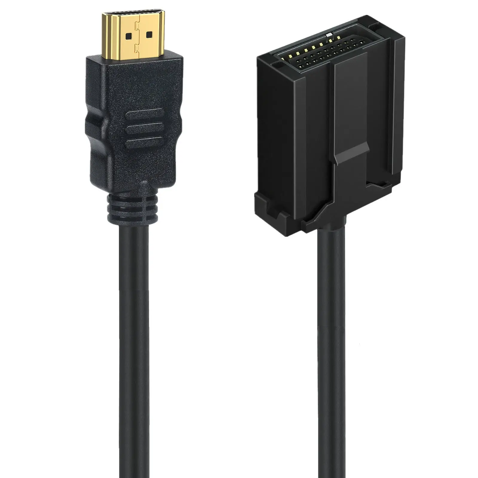 HDMI E Type to HDMI A Type Extension Video Cable for Car Vehicle 1.5m