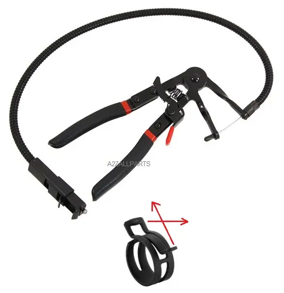 Hose Pipe Clip Long Reach Plier With Ratchet Mechanism For car van Truck 1