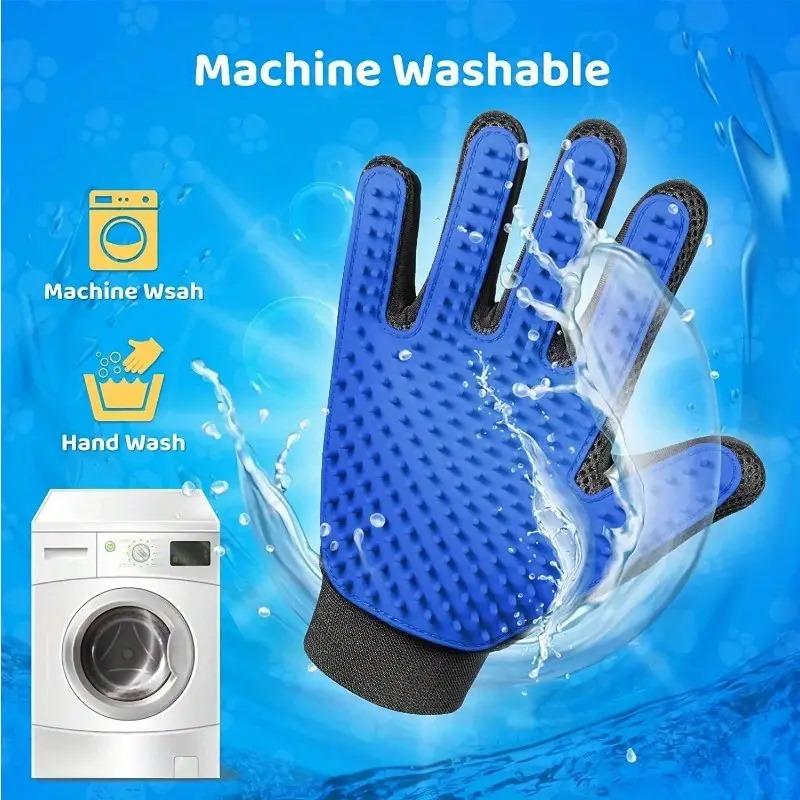 Multifunctional Pet Grooming Gloves for Dogs and  Cats - Hair Brush, Shedding Fur Remover, Clean and Massage Mitt 6