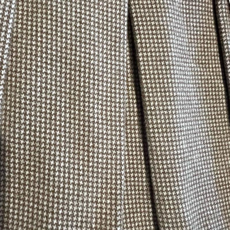 Young Girls' Gorgeous Brown Gingham Skirt with Belt 3