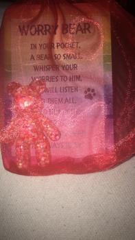 Product Review of Worry Bear Keepsake Bear, Anxiety, Mental Health - Gift Present Ideas from M**d 0