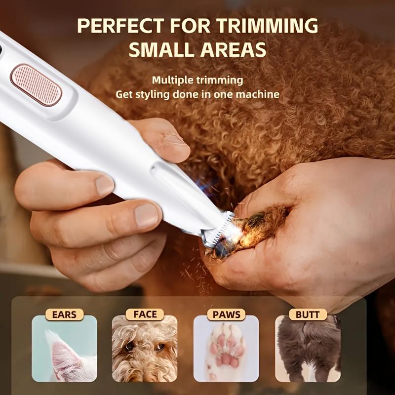 18mm wider blade, clipper with power indicator, universal clipper for dogs and cats, LED auxiliary light 8